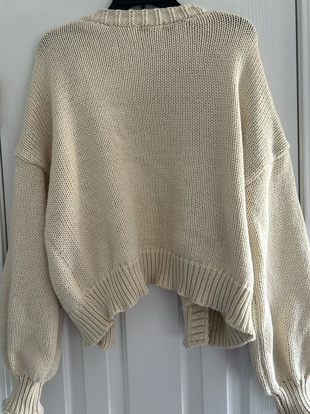 Vestique Cream Knit Cardigan with Pink Embellished Berries - Picture 5 of 7